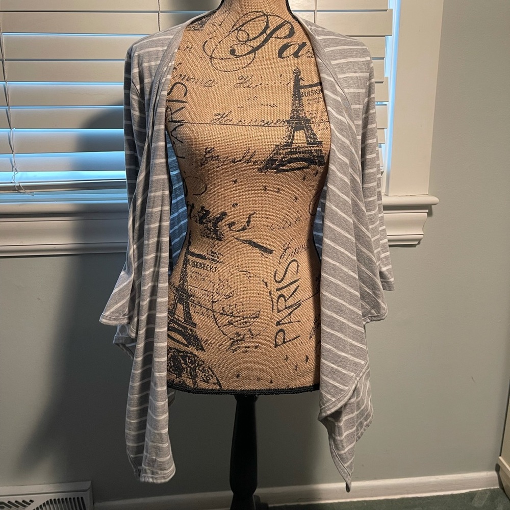 The Limited striped wrap / cardigan
